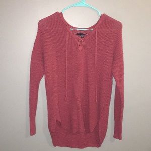maroon sweater